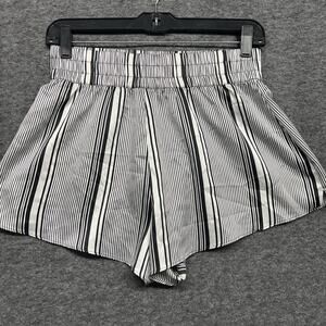 Victoria's Secret Pink Gray‎ Sleepwear Striped Shorts Woman’s Size S Small